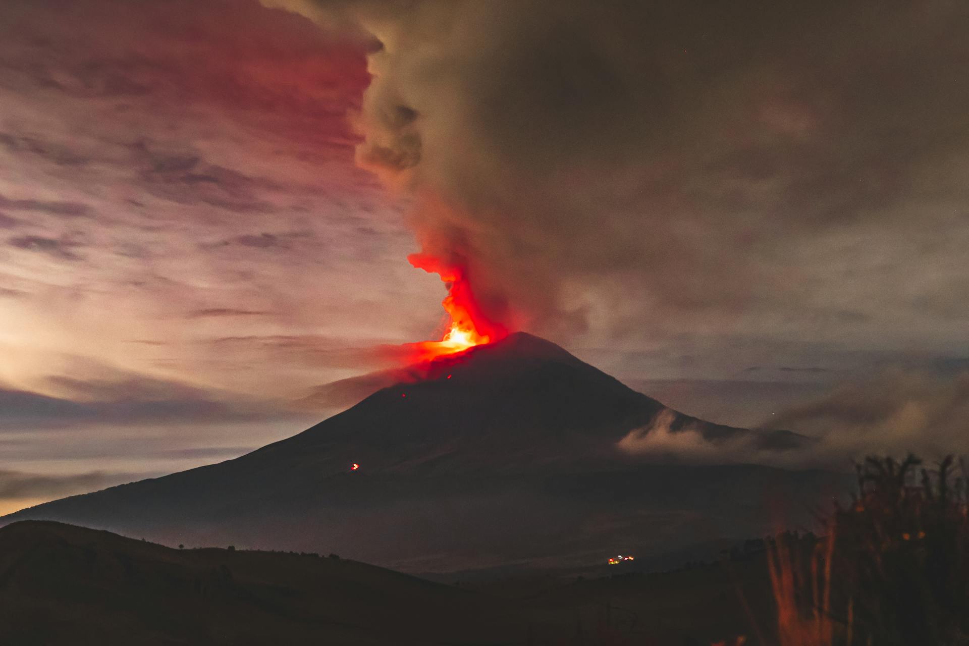 Popocatépetl Volcano Mexico City